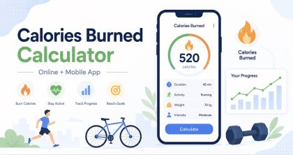 Calories Burned Calculator Online + Mobile App
