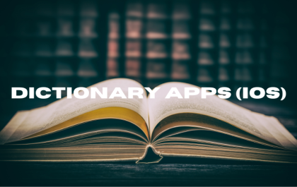 Dictionary & Translator Apps (iOS)
