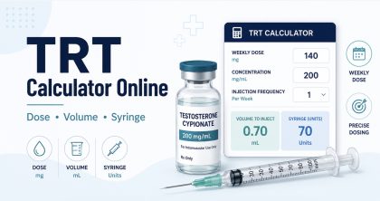 TRT Calculator Online + Mobile App