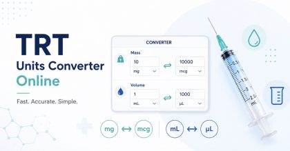 TRT Units Converter Online + Mobile App